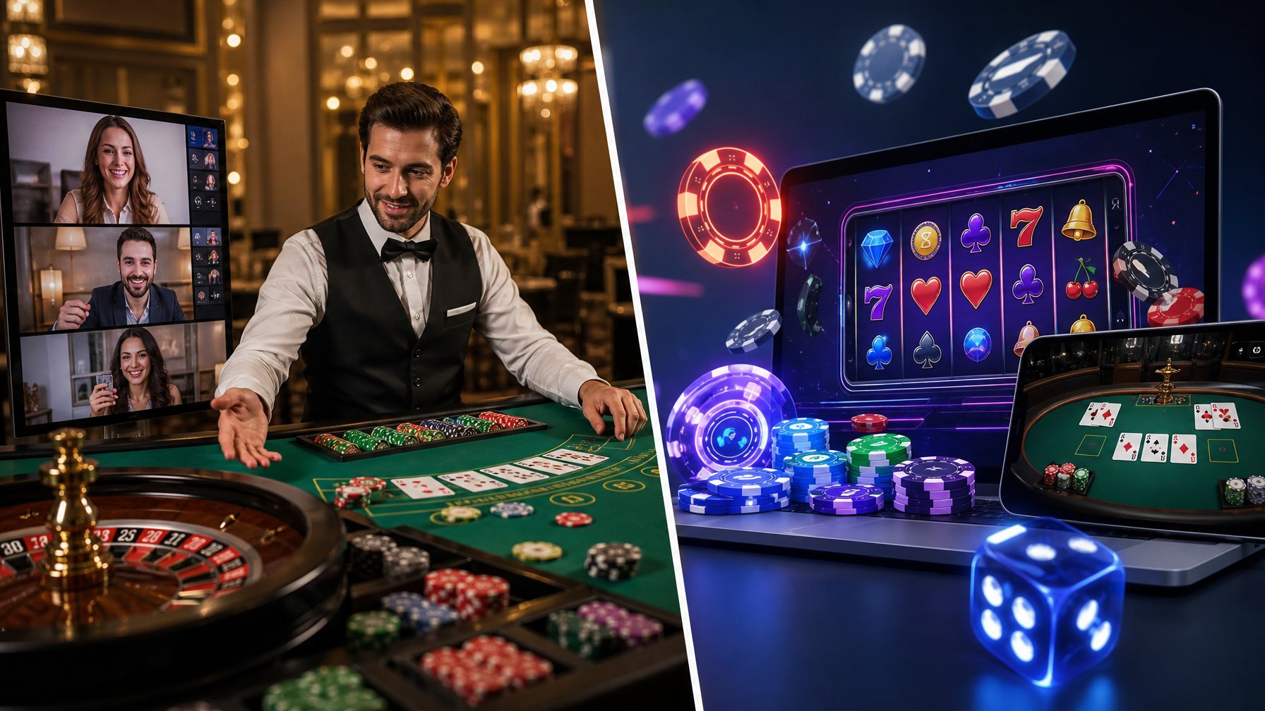 Perbedaan Casino Online Live Dealer dan Casino Digital Biasa: Memahami Karakteristik dan Pengalaman Bermain